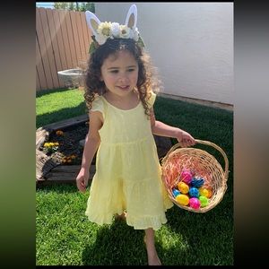 Oshkosh girls summer dress - Light Yellow - size 4